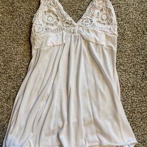 White Dressy tank top